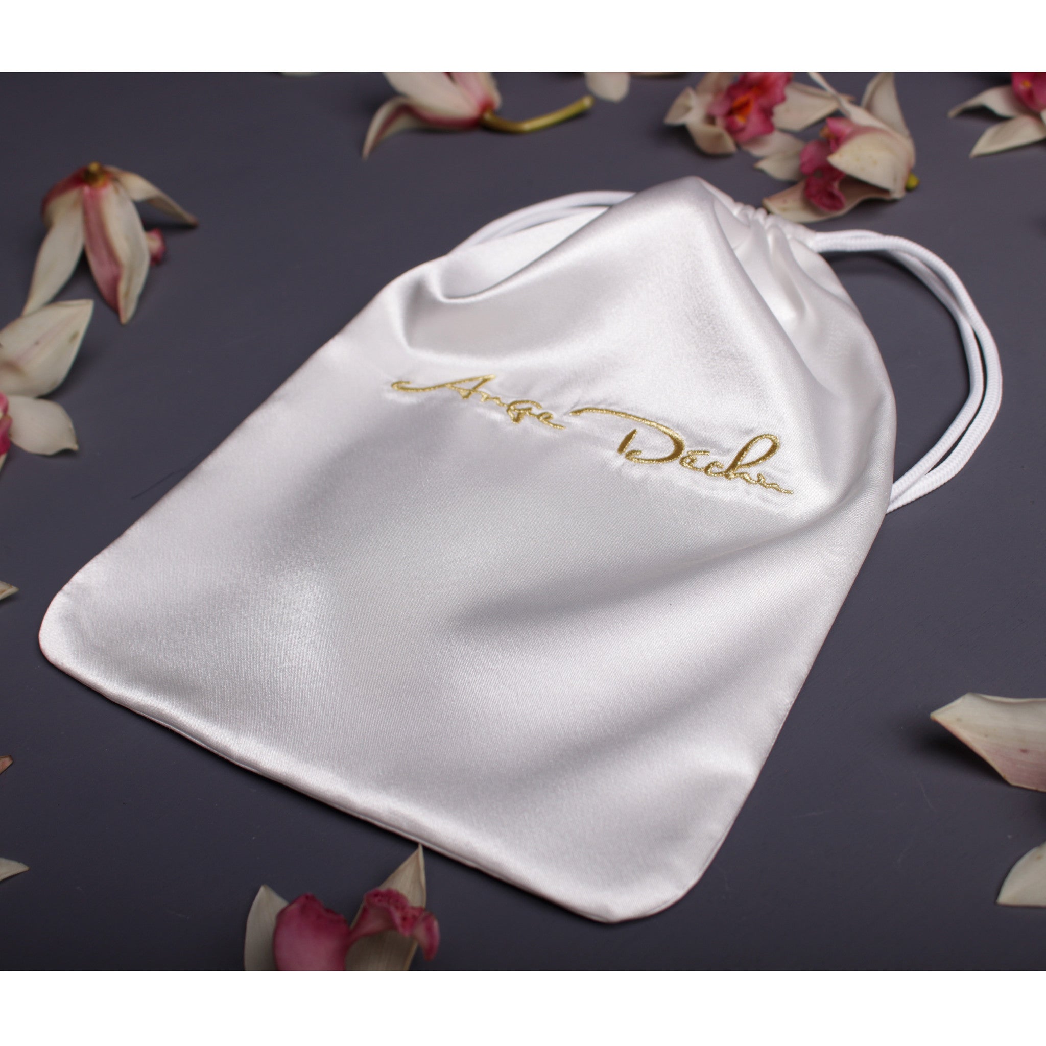 Strappy body harness lingerie set white lingerie suspender harness cage bra by Ange Dechu - Ange Déchu