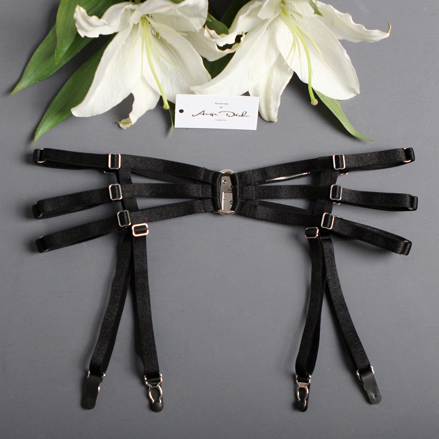 Garter belt black strappy suspender belt erotic lingerie Garter belt black strappy suspender belt erotic lingerie